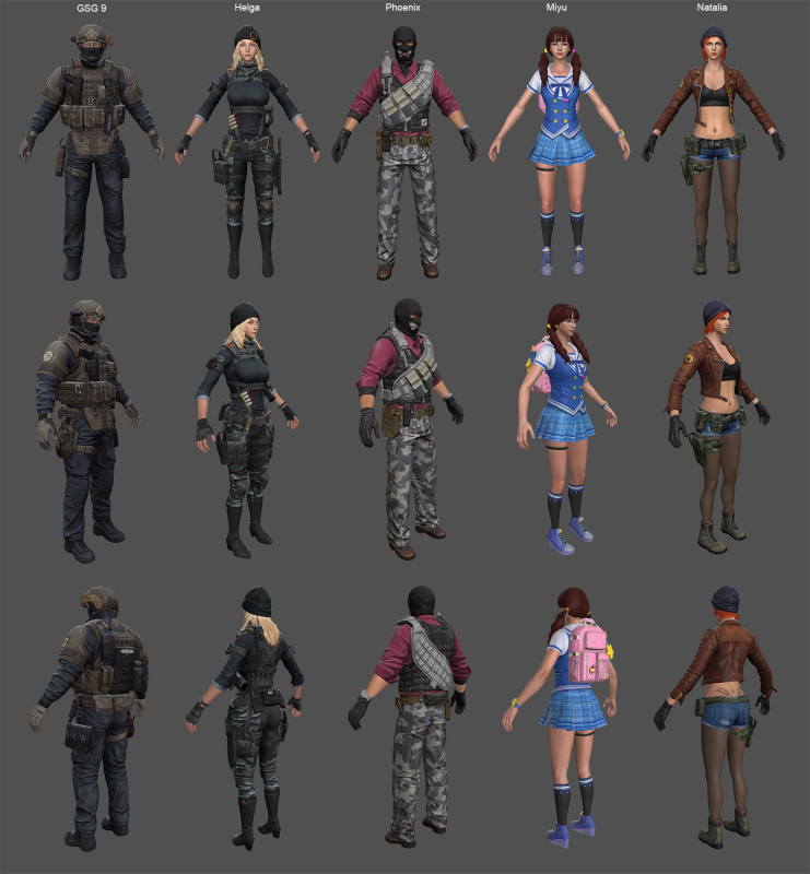 Characters Pack 3 (Counter Strike Online 2)