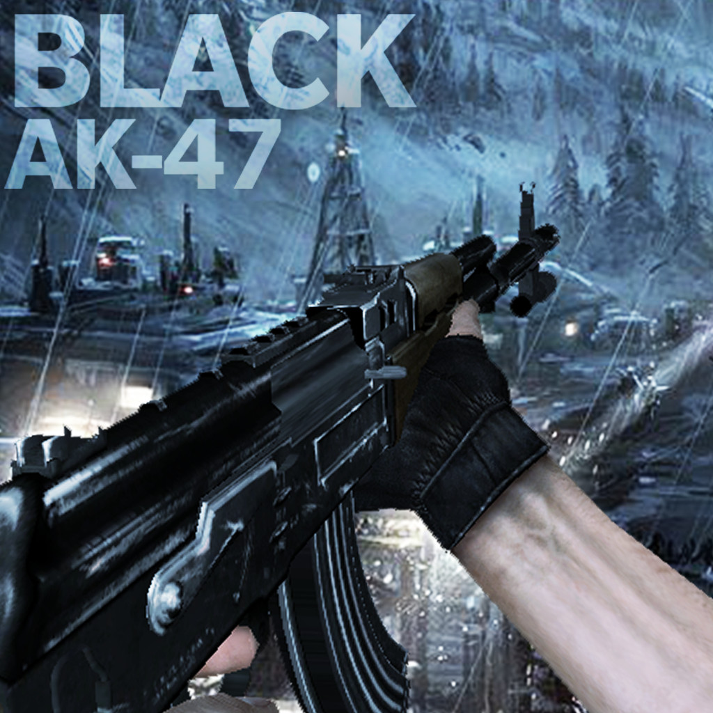 BLACK 2006 AK-47 для Counter-Strike: Source