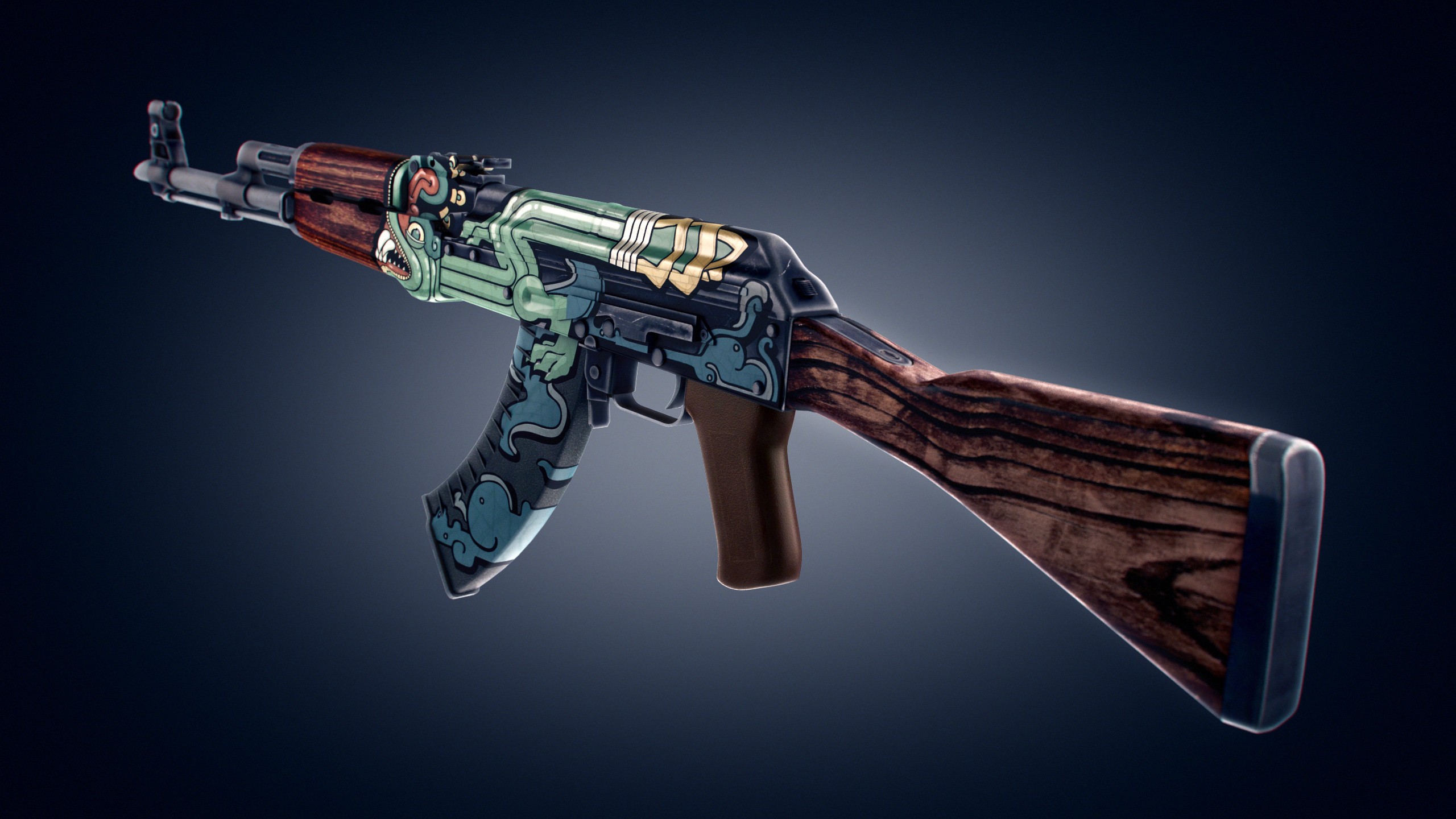 CS:GO AK-47 Skin Pack — набор из 12 скинов для CS:S
