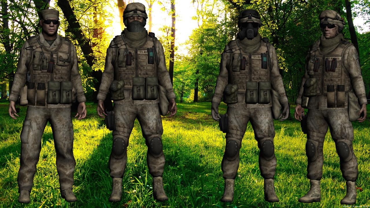 U.S. Marines — модели спецназа для Counter-Strike: Source